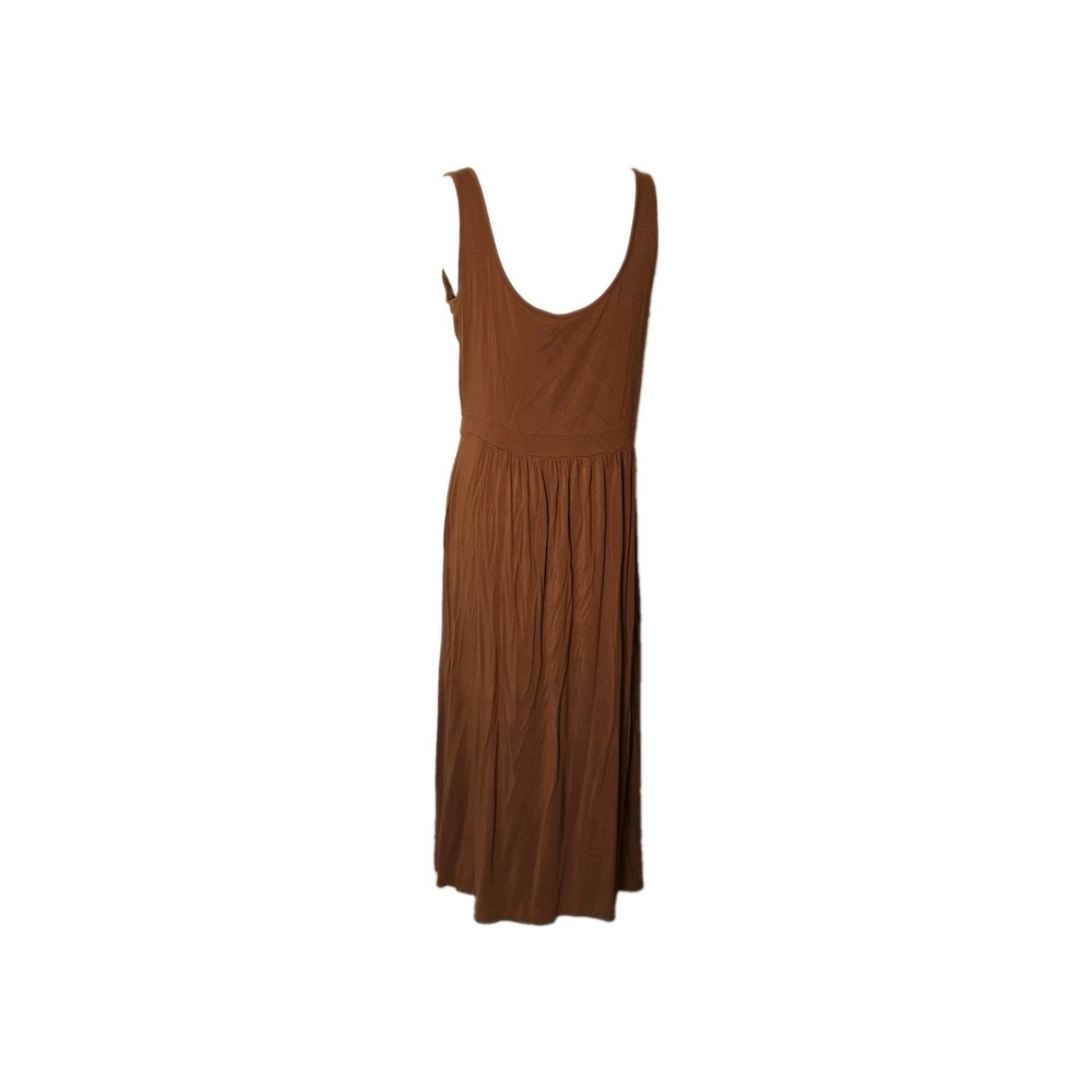 Daily Ritual Tank Maxi Dress Rust Size Medium Cowgirl Festival - Picture 3 of 4